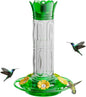 Hanging Hummingbird Feeder, 10oz, Ant Moat, Plastic, Easy to Refill